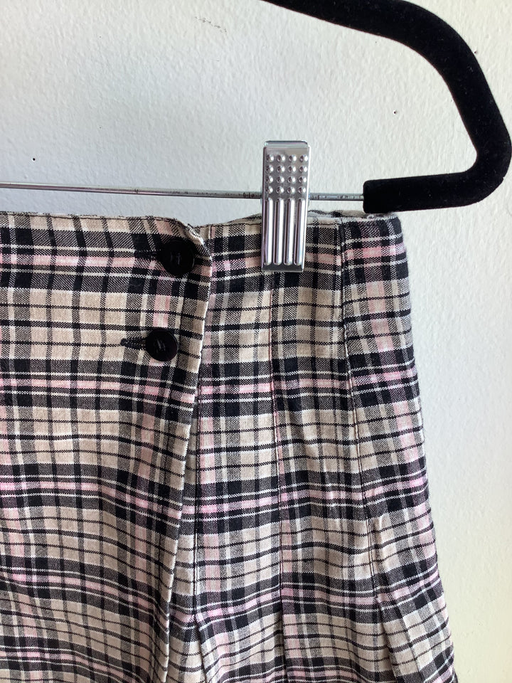 Karuba Plaid Mini Skirt