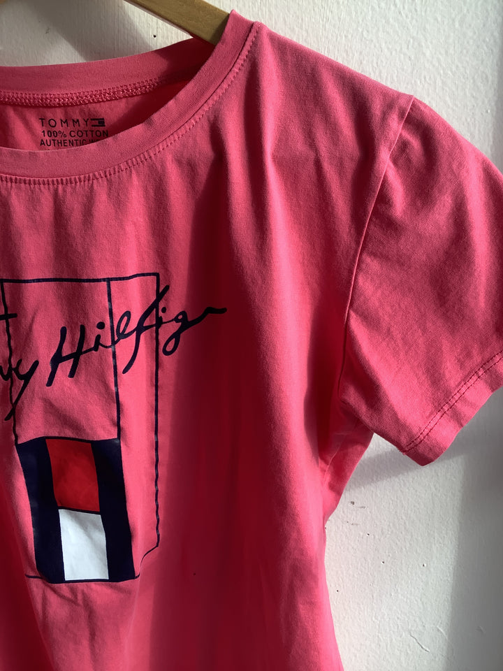 Vintage Tommy Hilfiger Pink Graphic Tee