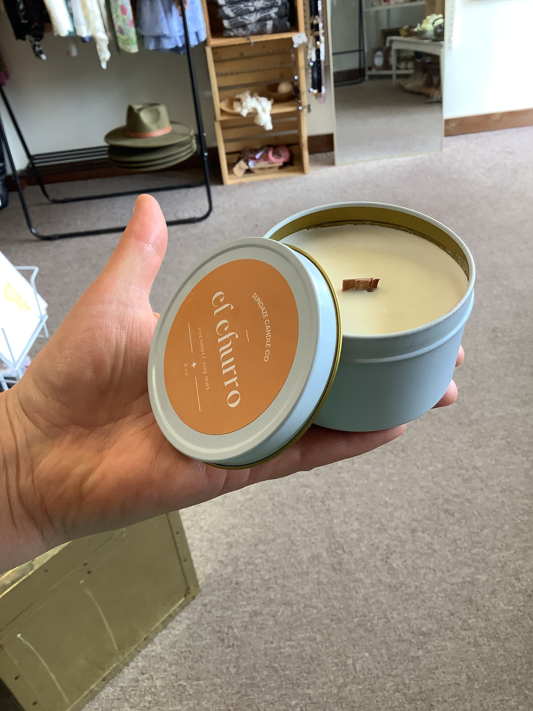 Sundaze El Churro Coconut / Soy Wax Candle 8oz