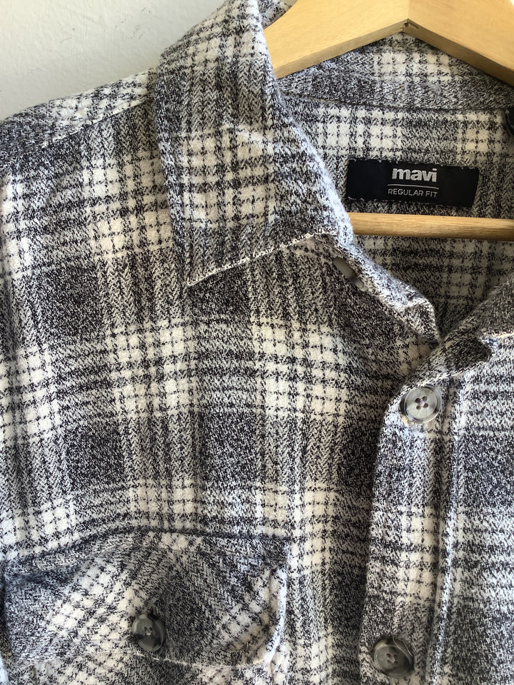 Mavi Plaid Shacket