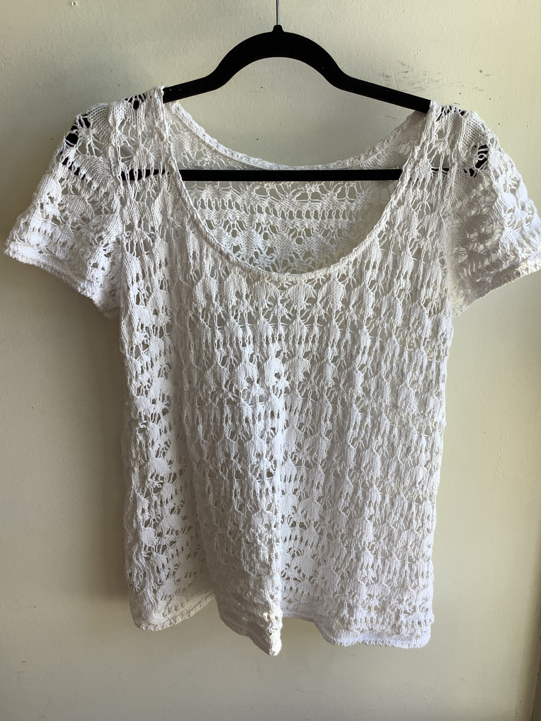 Zara Knit Coastal Crochet Top