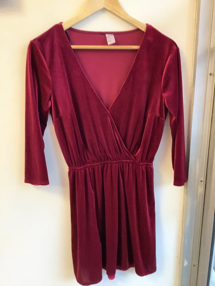 Vintage Red Velvet Holiday Dress