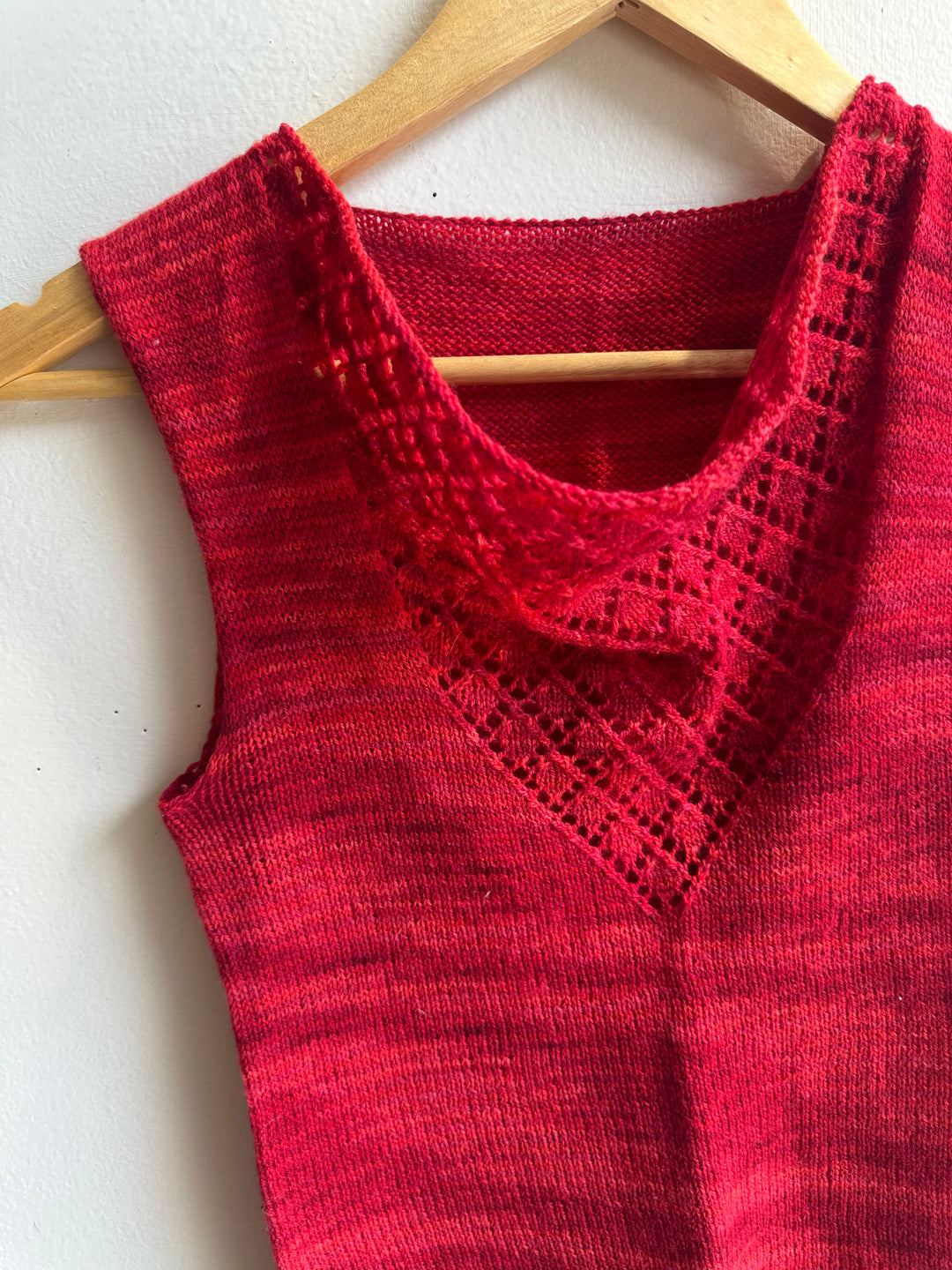 Debbie Svensson Hand Knit Bonny Merino Wool Tank
