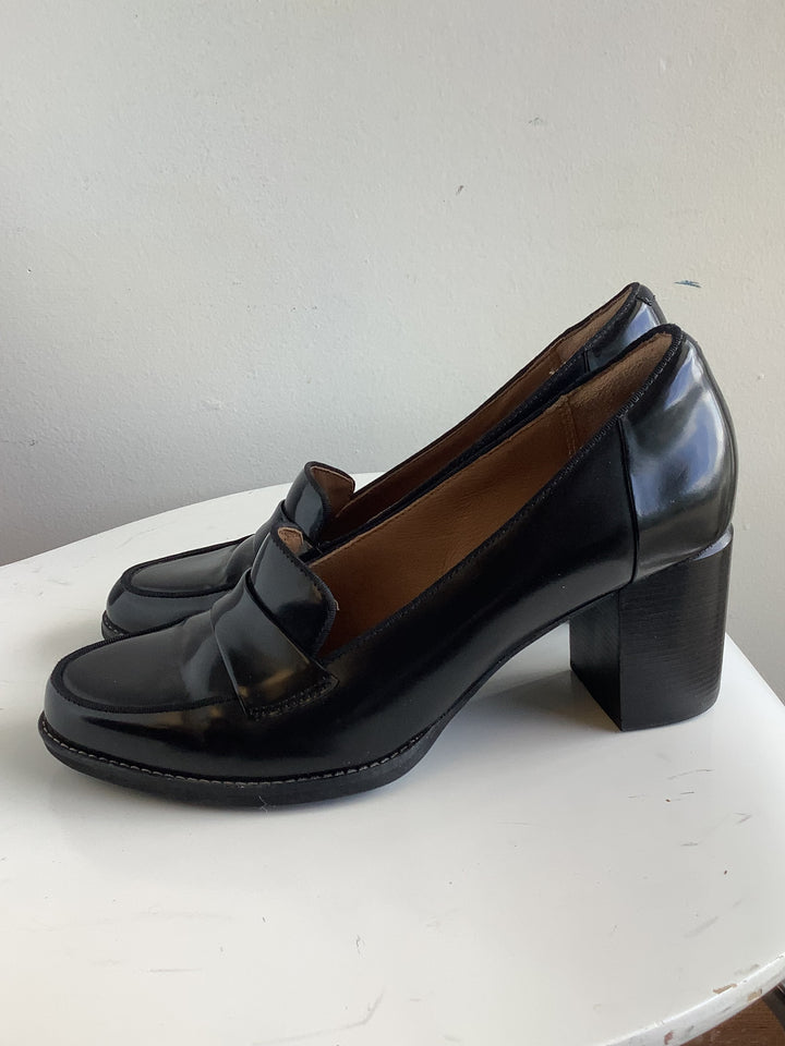 Midnight Muse Loafer Heels