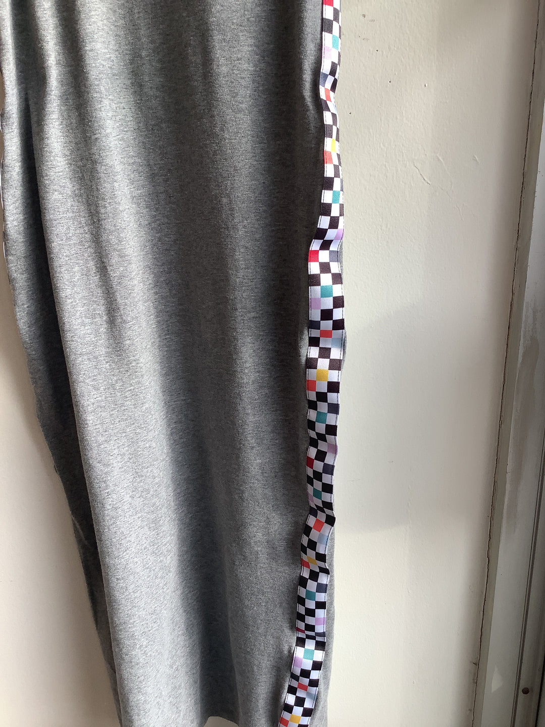 Van Checker Stripe Tank Dress