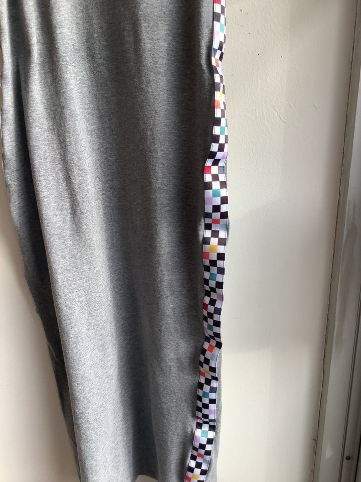 Van Checker Stripe Tank Dress