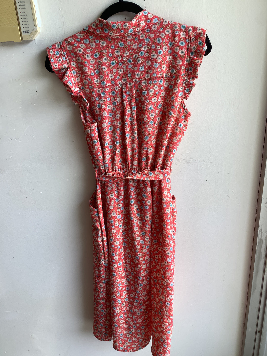 Coral Meadow Shirt Dress