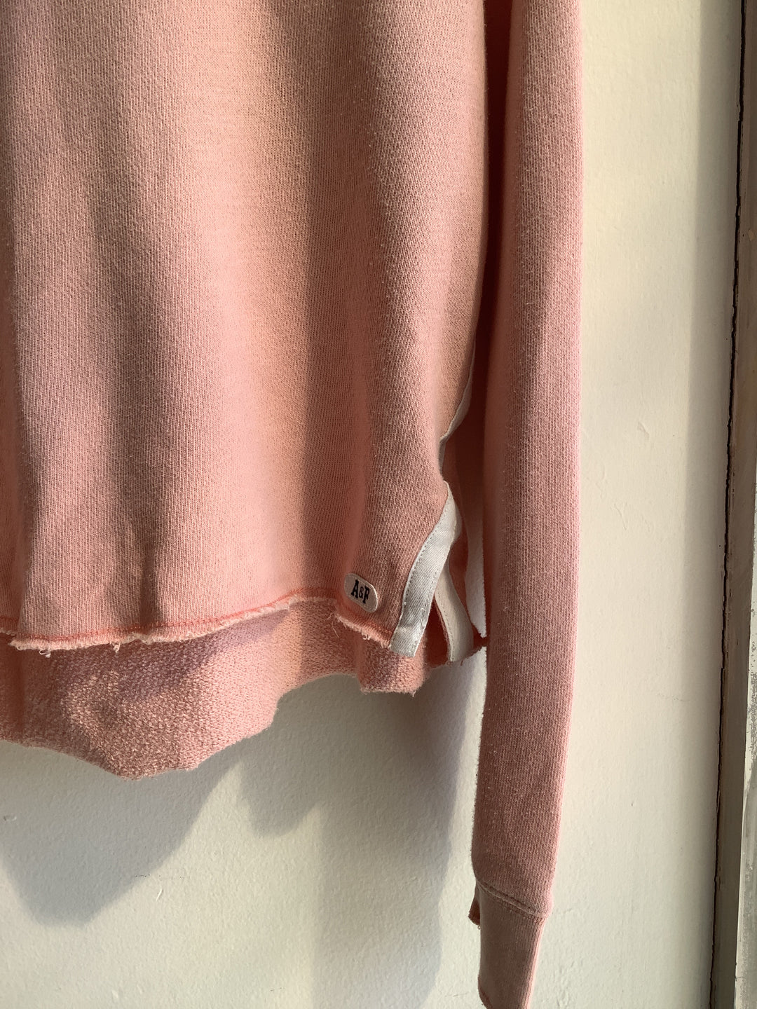 Blush Ease Cropped Hoodie