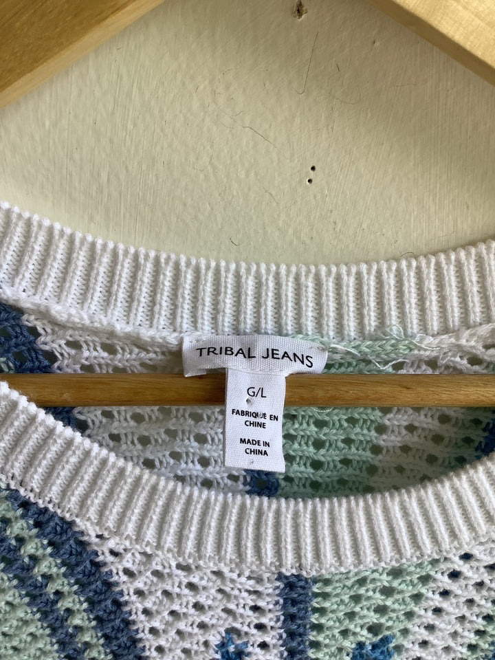 Seaside Fringe Crochet Tank