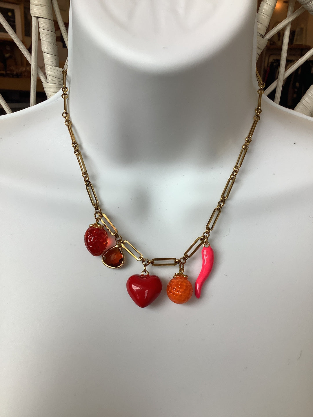 Wild Honey Spicy Charm Necklace