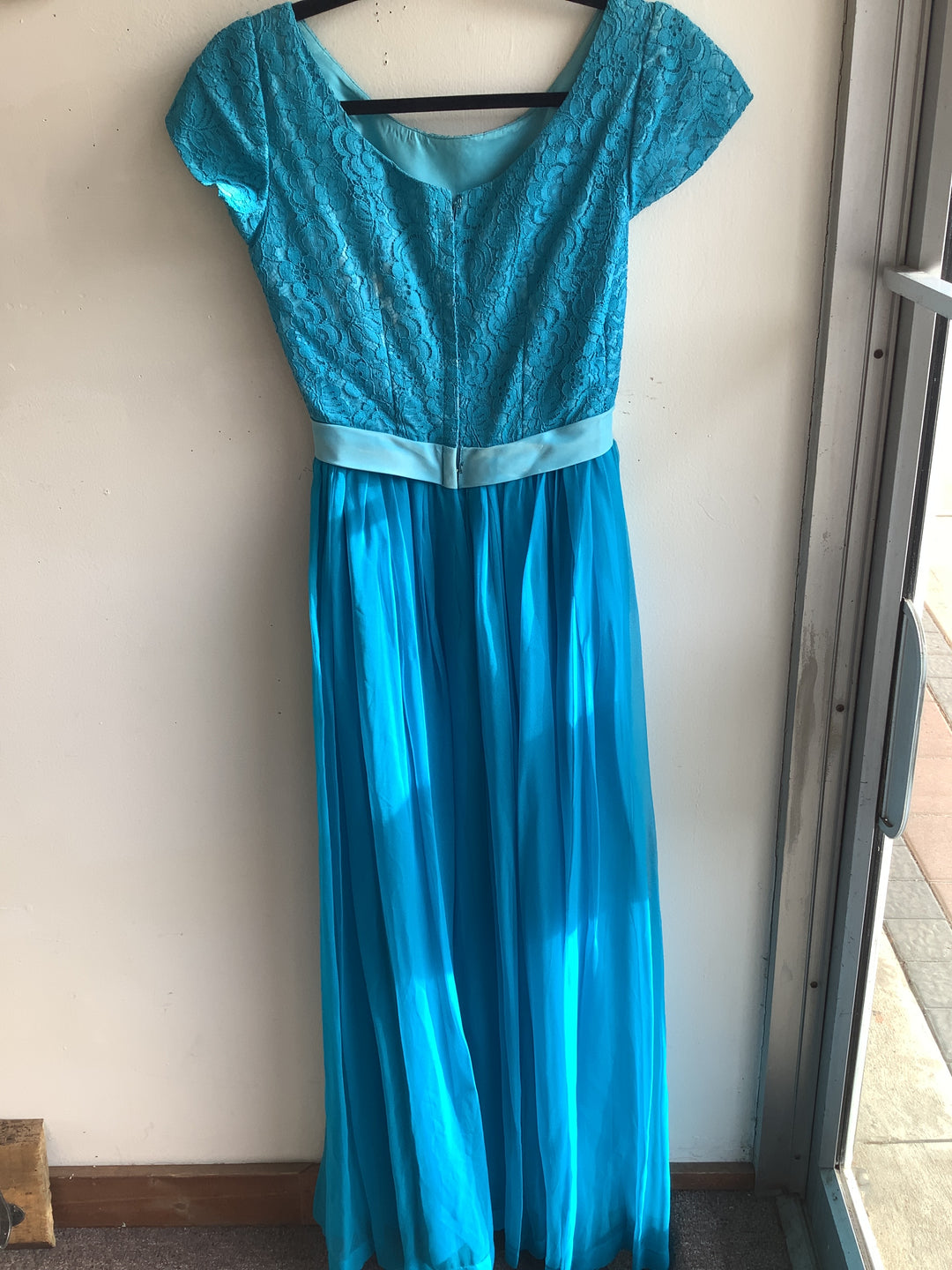 1960’s Handmade Turquoise Bridesmaid Dress
