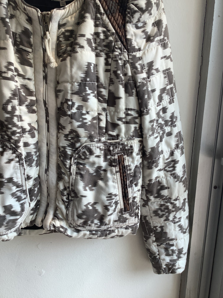 Wilfred two Quilted Ikat Print Jacket