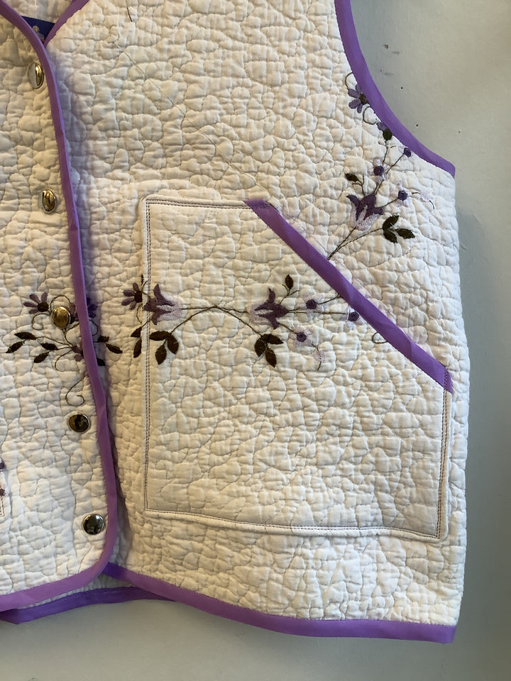 Boneyard Revival Lavender Quilted Vest- Nelson, BC