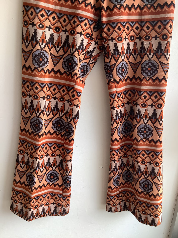 Vintage 70s Southwestern Print Pants