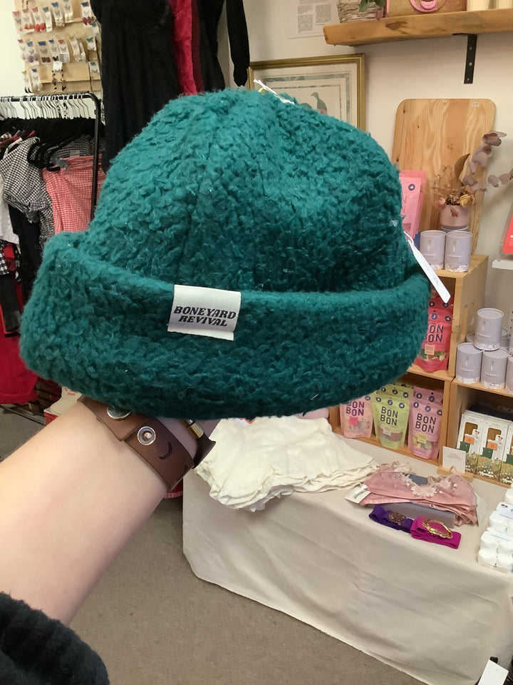 Boneyard Revival Green Fleece Toque
