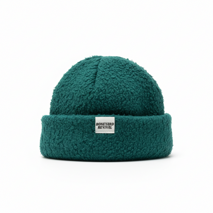 Boneyard Revival Green Fleece Toque