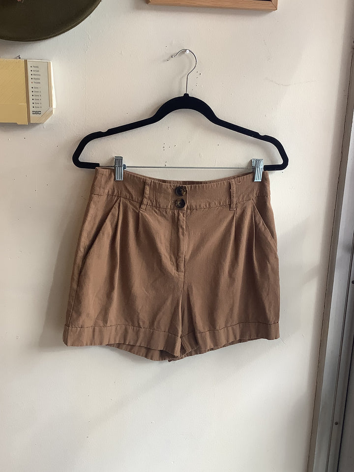Reitmans High-Waisted Linen Blend Shorts
