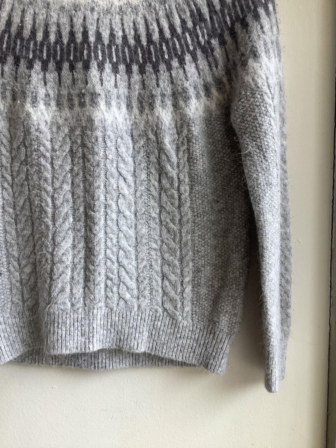 Vintage Nordic Knit Sweater