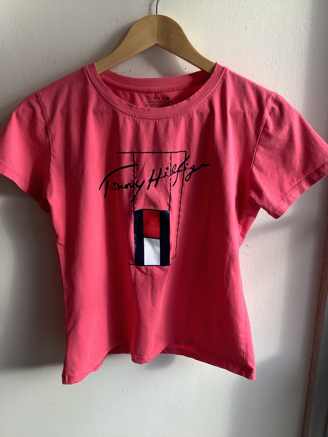 Vintage Tommy Hilfiger Pink Graphic Tee