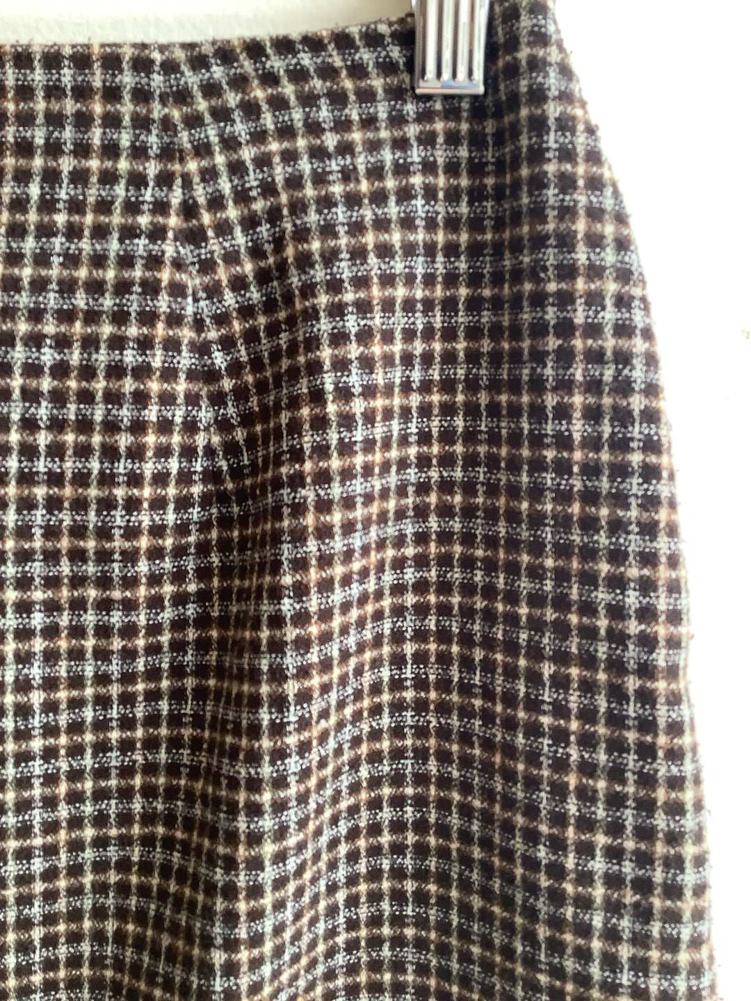 Vintage WL Sportswear Brown Wool Mini Skirt - Made in Canada