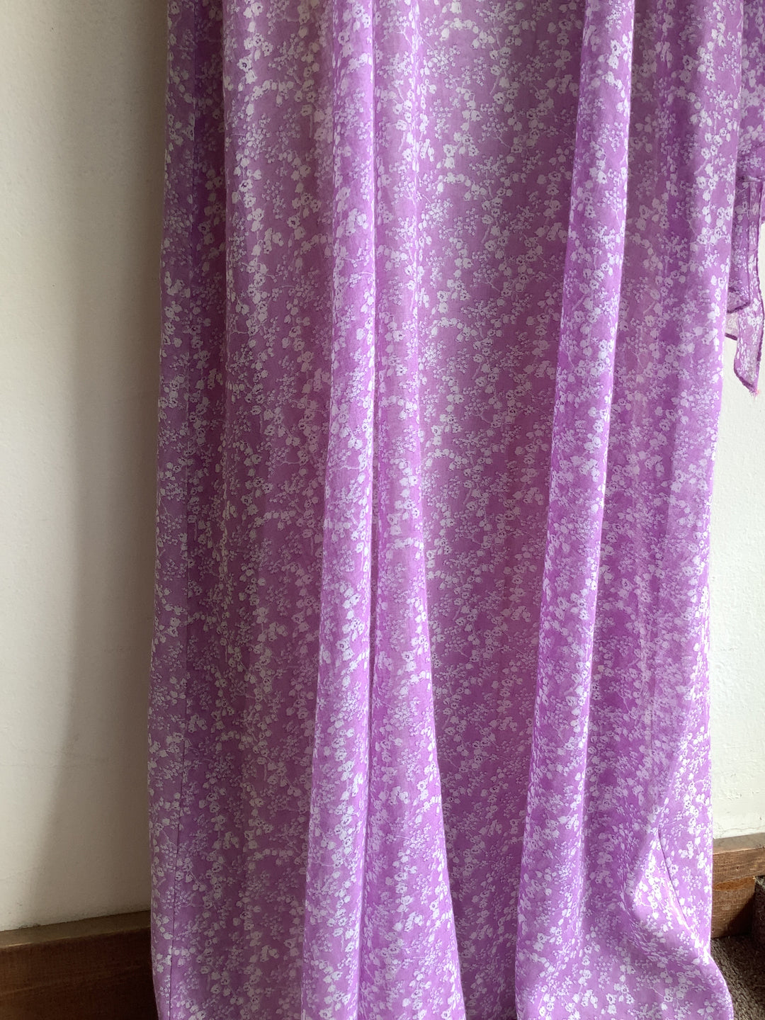 Vintage Lavender Prairie Ruffle Maxi Dress – Jeri Originals