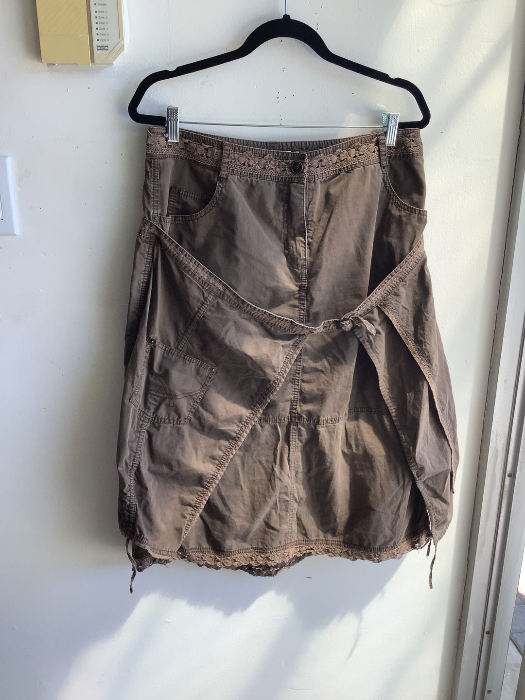 Mocha Meadow Wrap Skirt