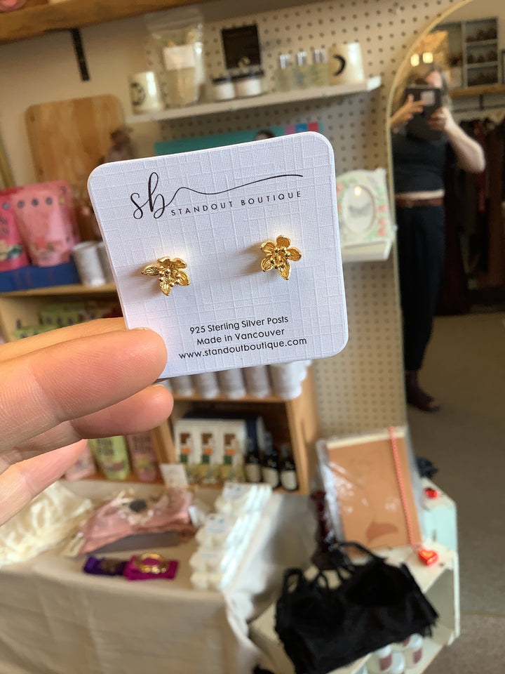 Standout Boutique Daffodil Flower Earrings- Vancouver, BC