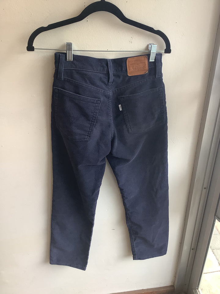 Levi’s Wedgie Straight Corduroy Pants – Navy