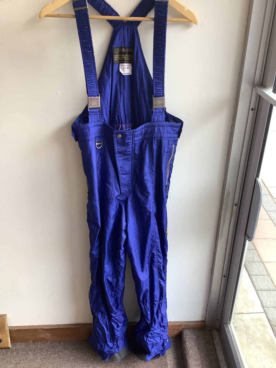 Vintage Descente Royal Blue Ski Bibs