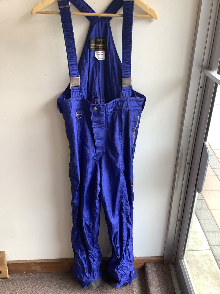 Vintage Descente Royal Blue Ski Bibs