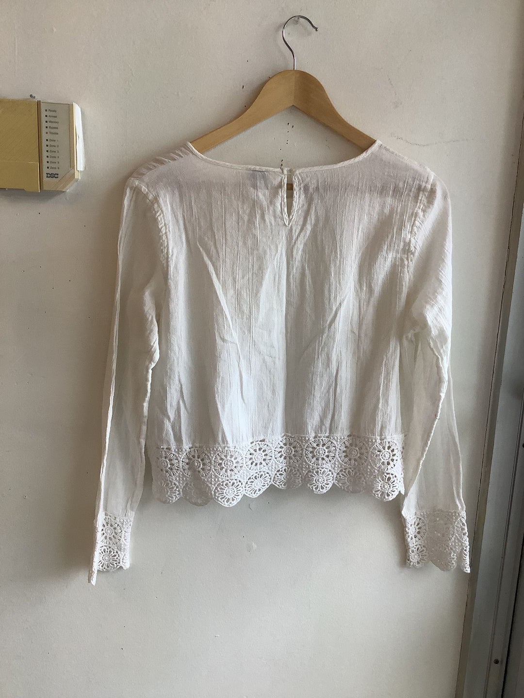 White Eyelet Blouse
