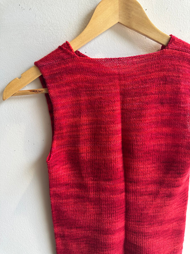 Debbie Svensson Hand Knit Bonny Merino Wool Tank