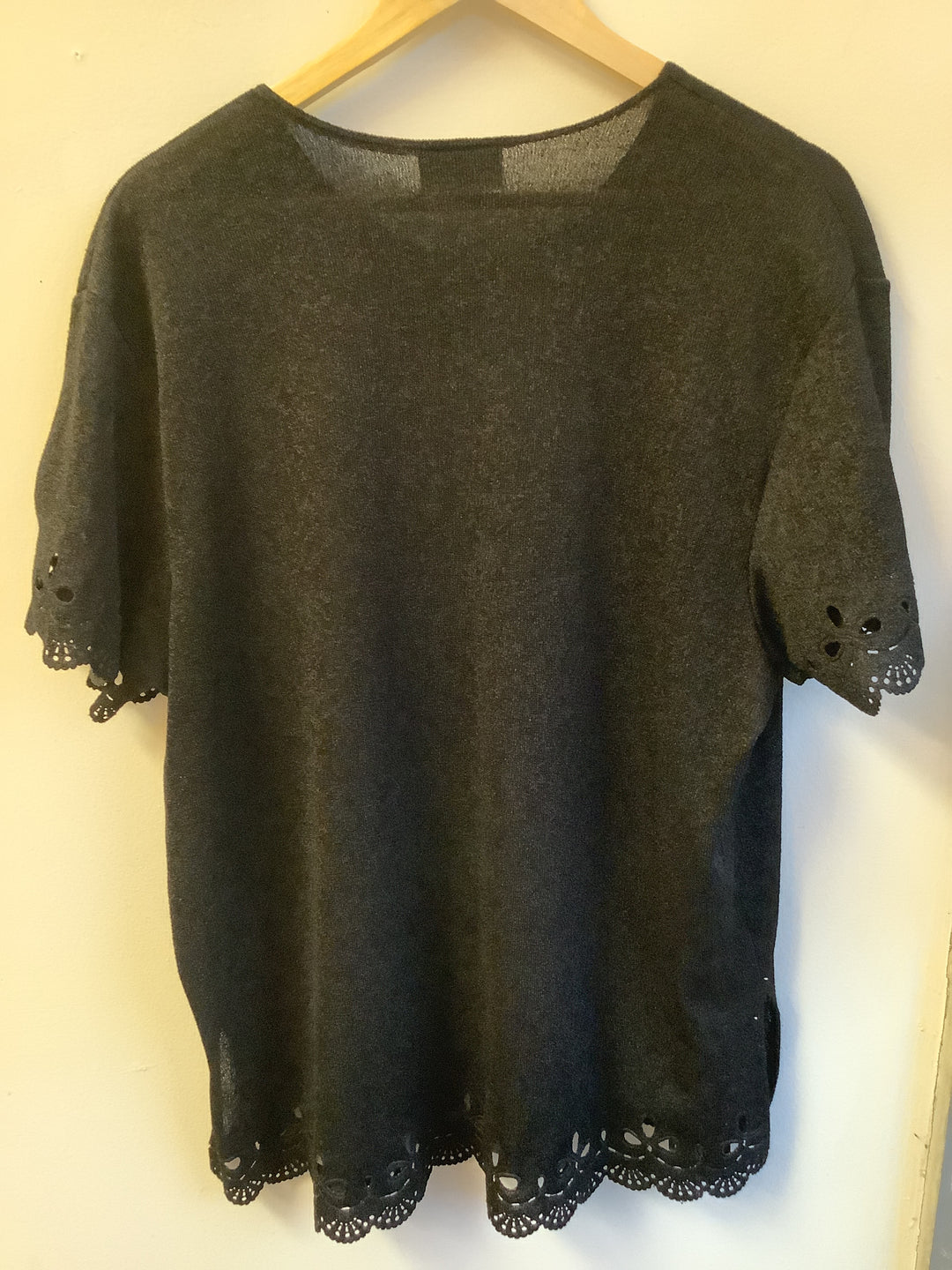 Vintage Midnight Lace Bloom Top