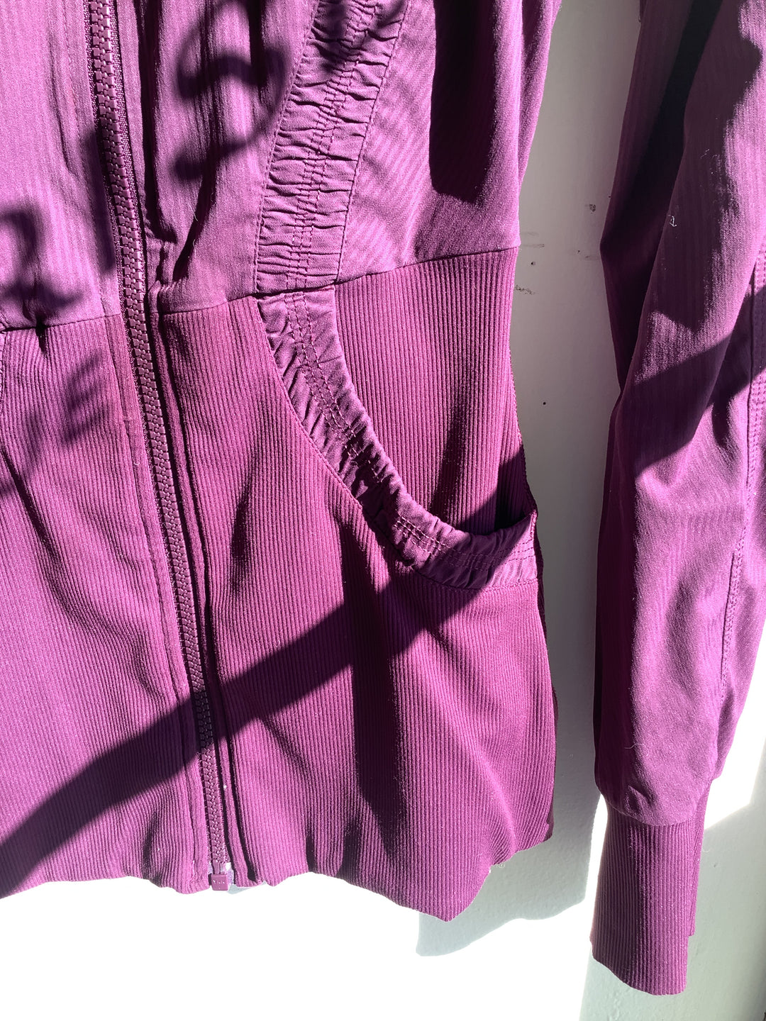 Lululemon Purple Hooded Zip-up Jacket