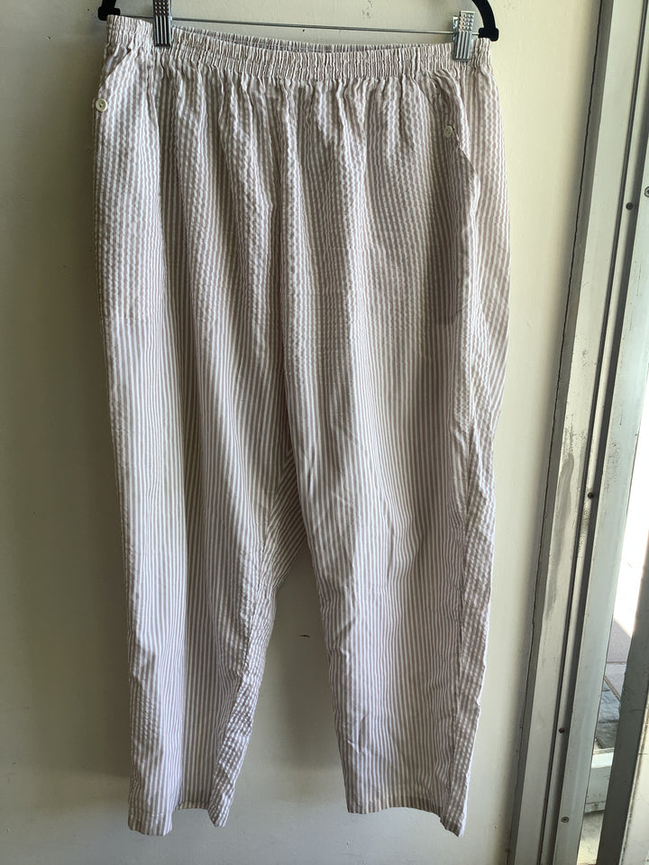 Vintage Seersucker Tapered Pants