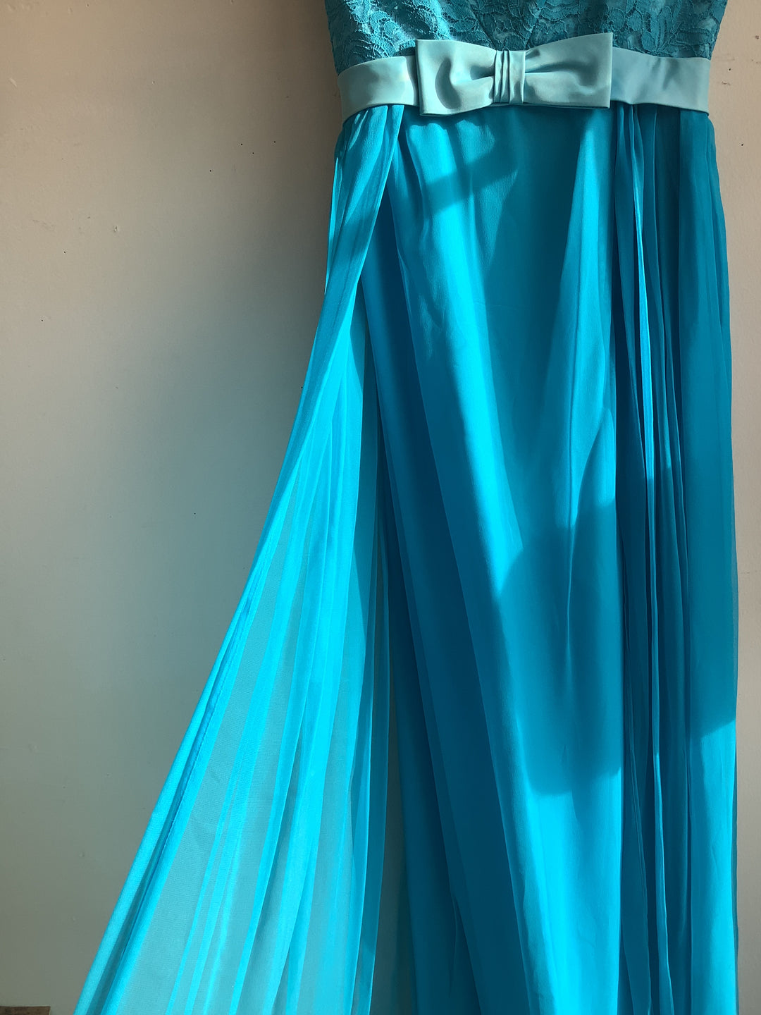 1960’s Handmade Turquoise Bridesmaid Dress