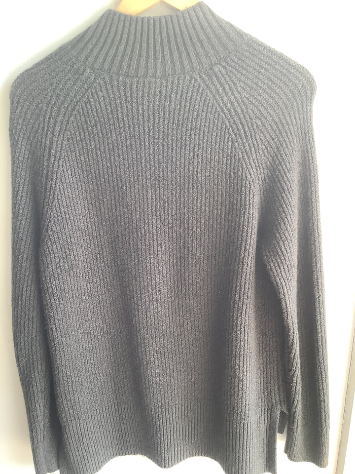 Denver Hayes Ribbed Mock Neck Sweater