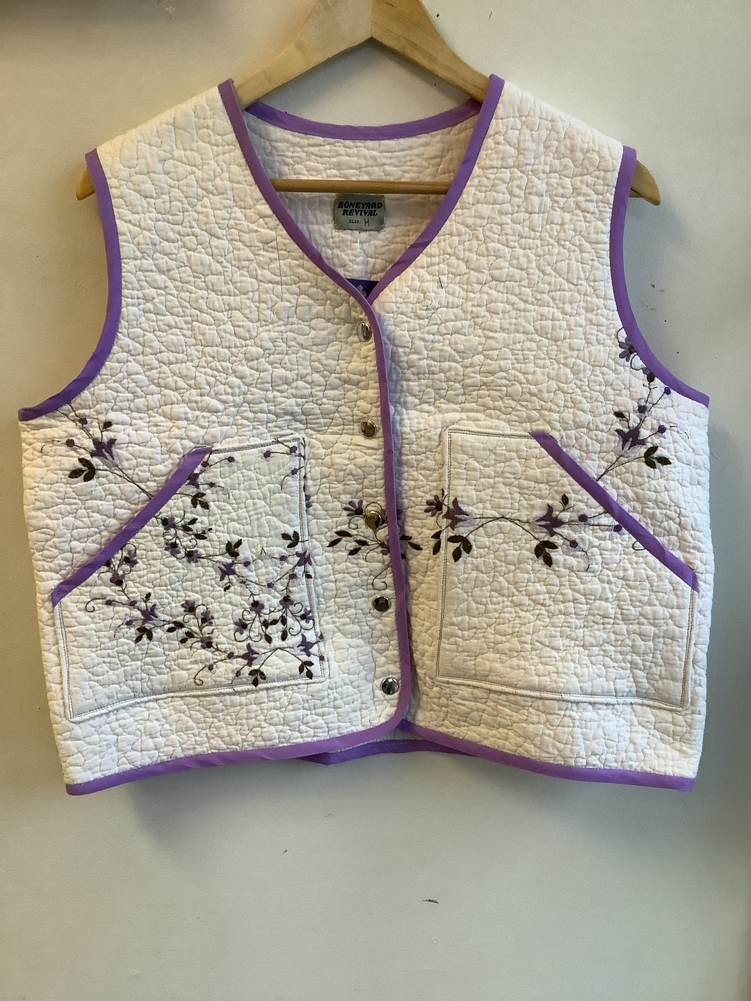 Boneyard Revival Lavender Quilted Vest- Nelson, BC