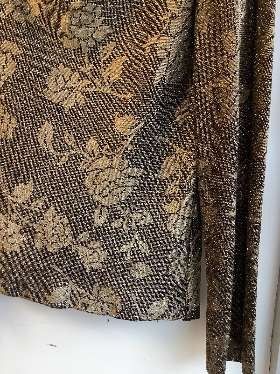 Vintage Alex Evenings Golden Evening Top