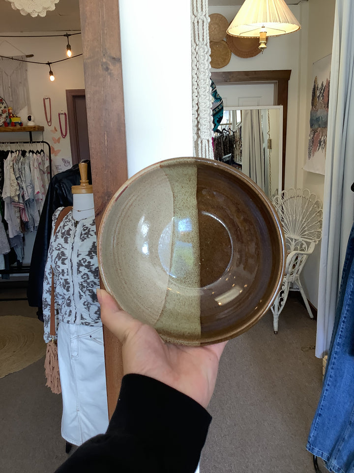 Ceramic Two Tone Glazed Bowl