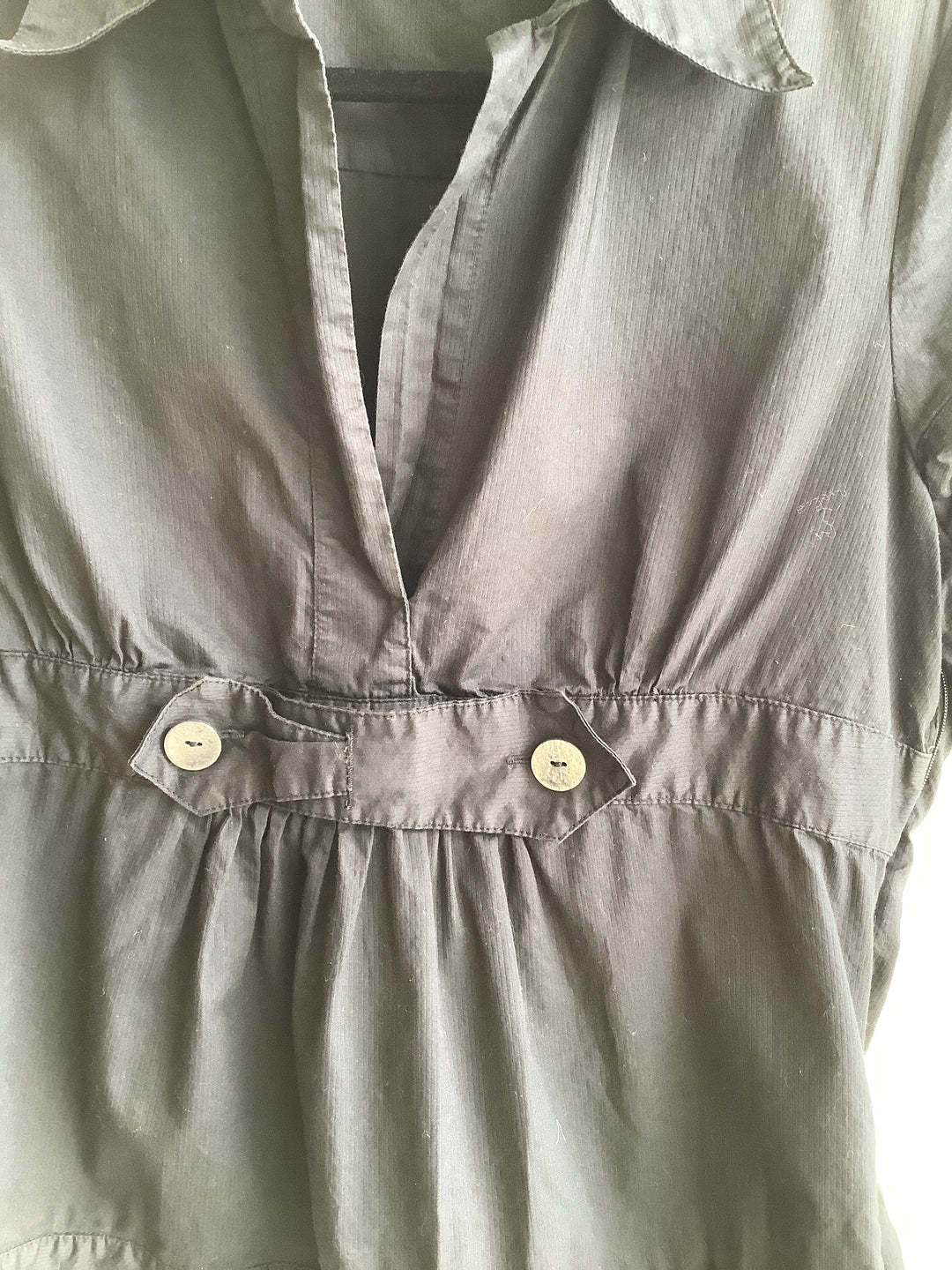 Y2K Mexx Black Collard Blouse
