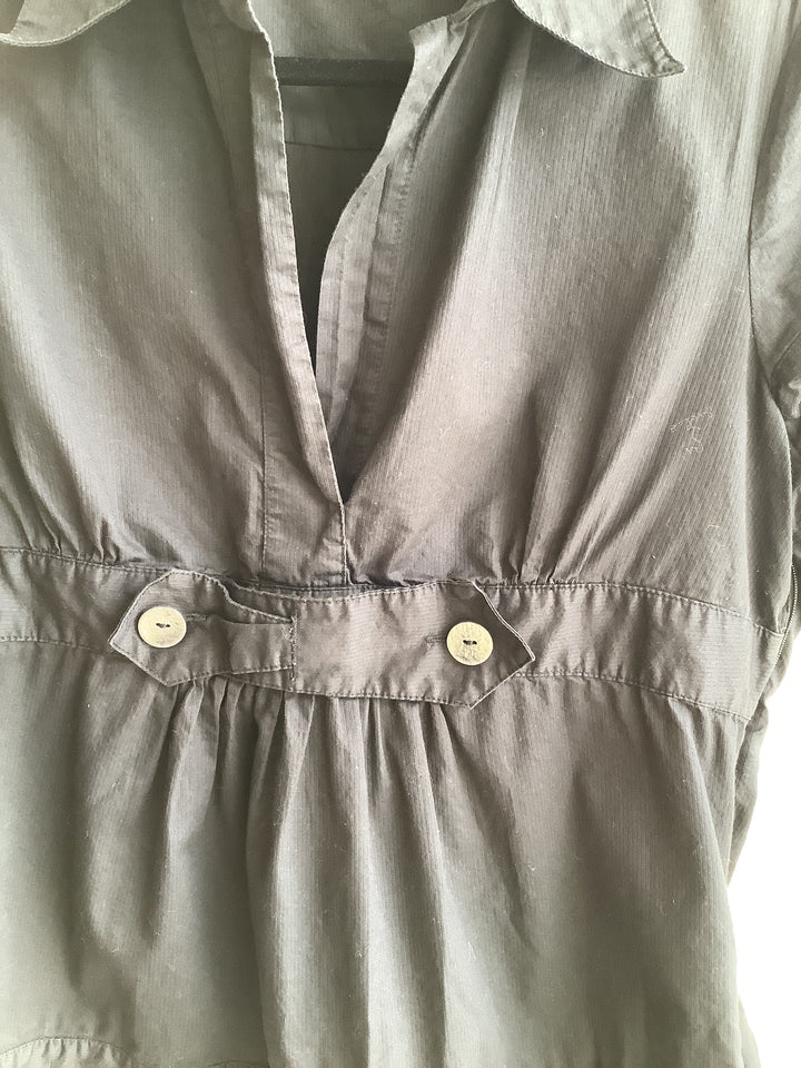 Y2K Mexx Black Collard Blouse
