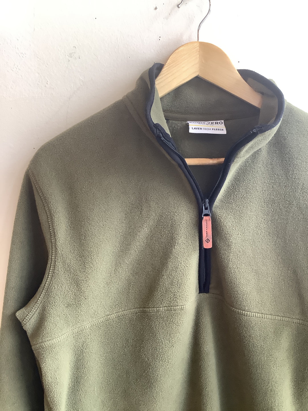 Point Zero Snow Tech Olive 1/2 Zip Pullover