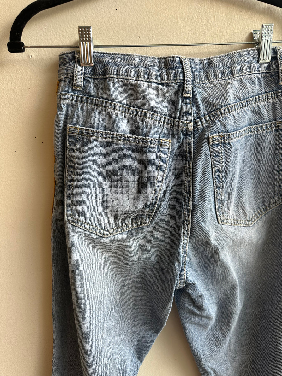 Streetwear Society Side Stripe Cropped Jeans