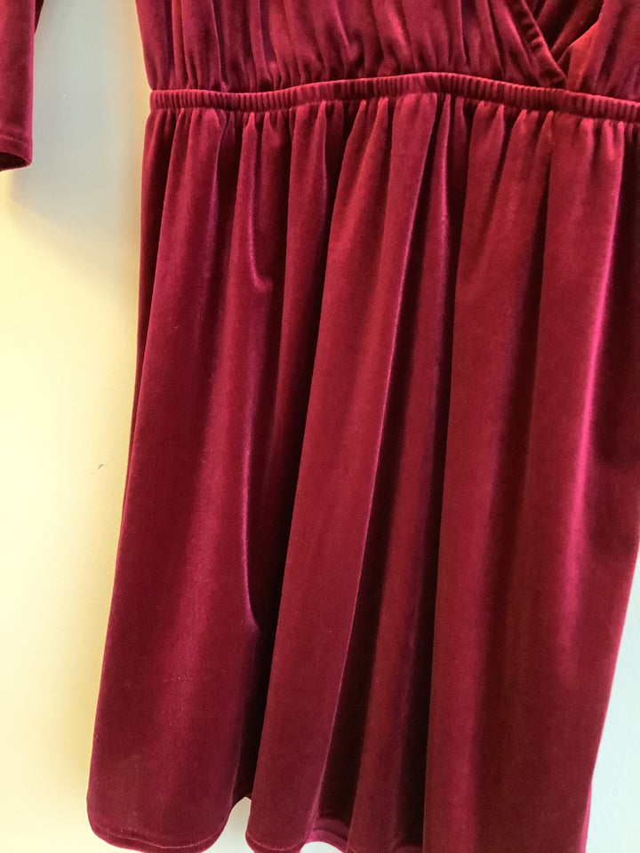 Vintage Red Velvet Holiday Dress