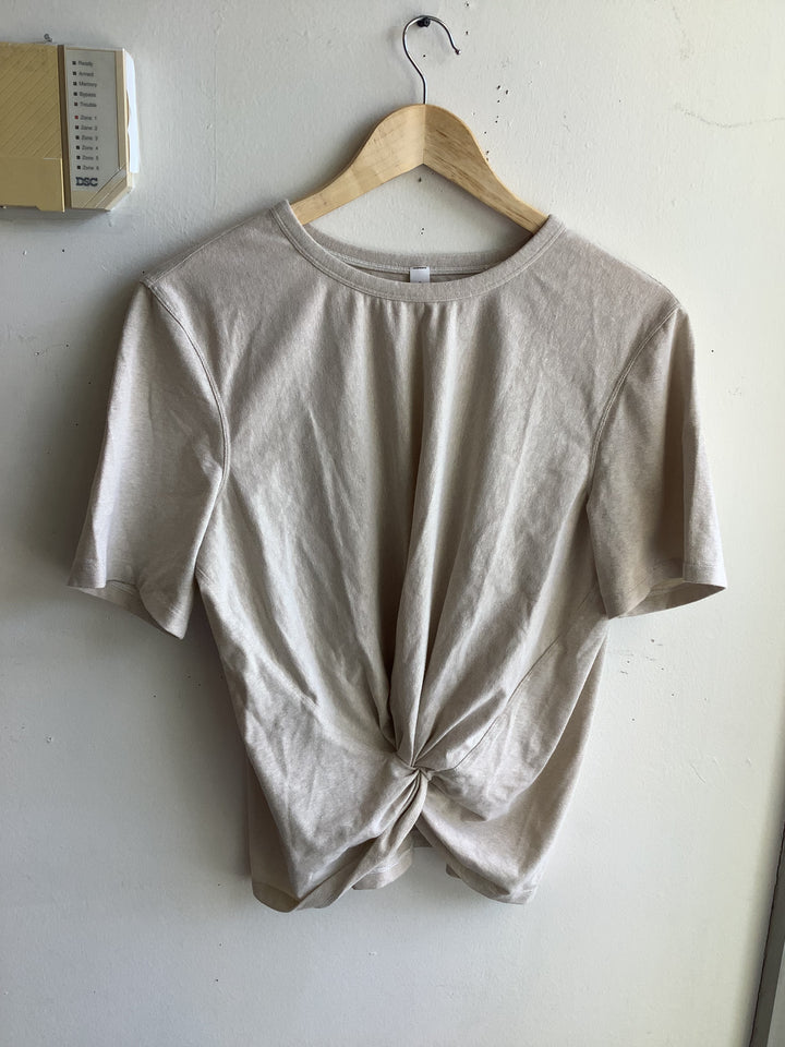 Lululemon Sandstone Twist Tee