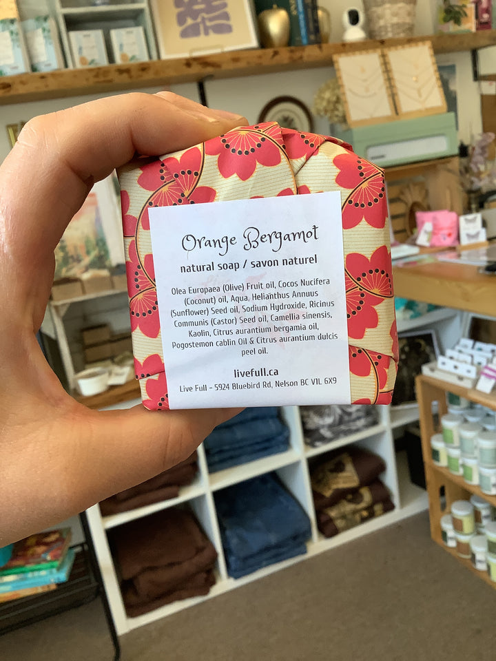 Orange Bergamot Soap- Live Full (Nelson, BC)