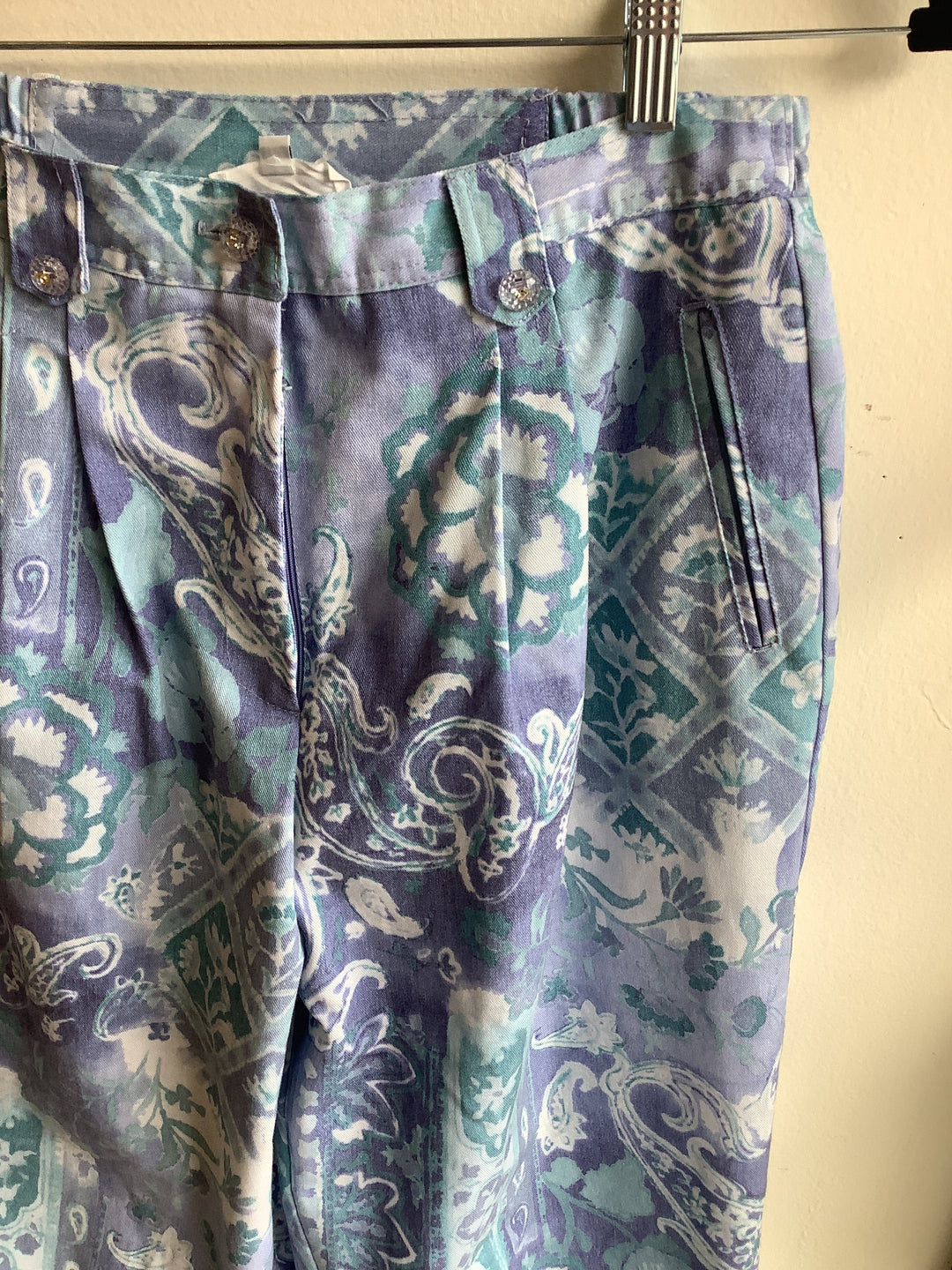 Vintage Lavender Paisley Pants