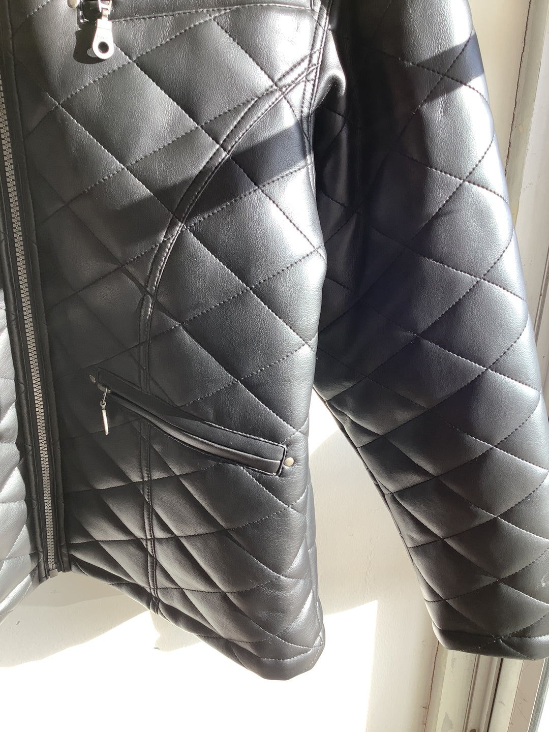 Vintage Marco Quilted Faux Leather Jacket