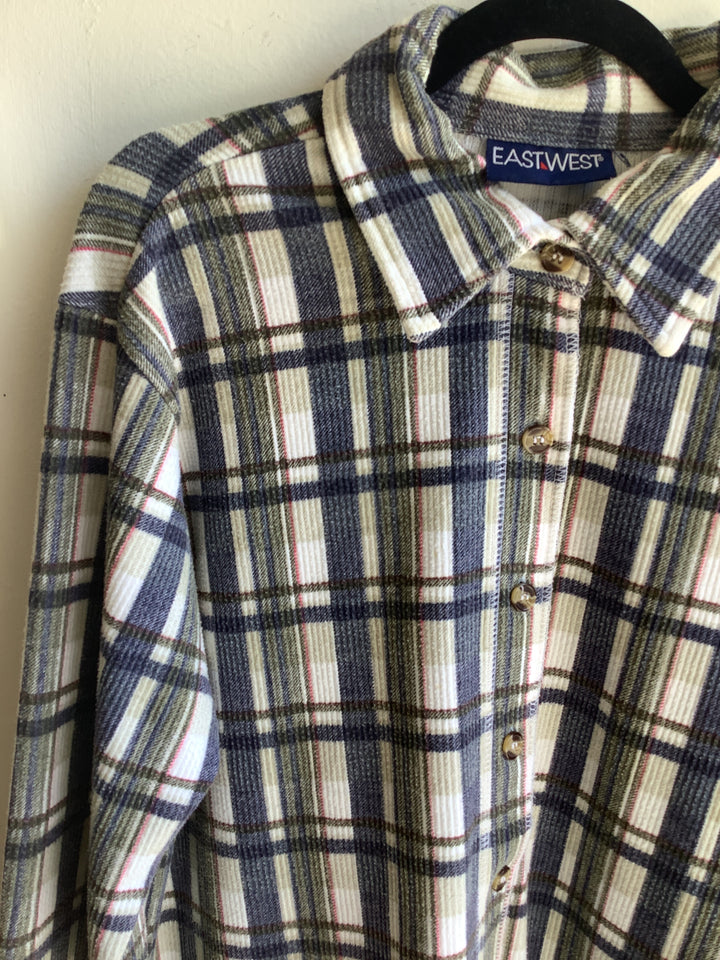 Vintage East West Plaid Flannel Shirt